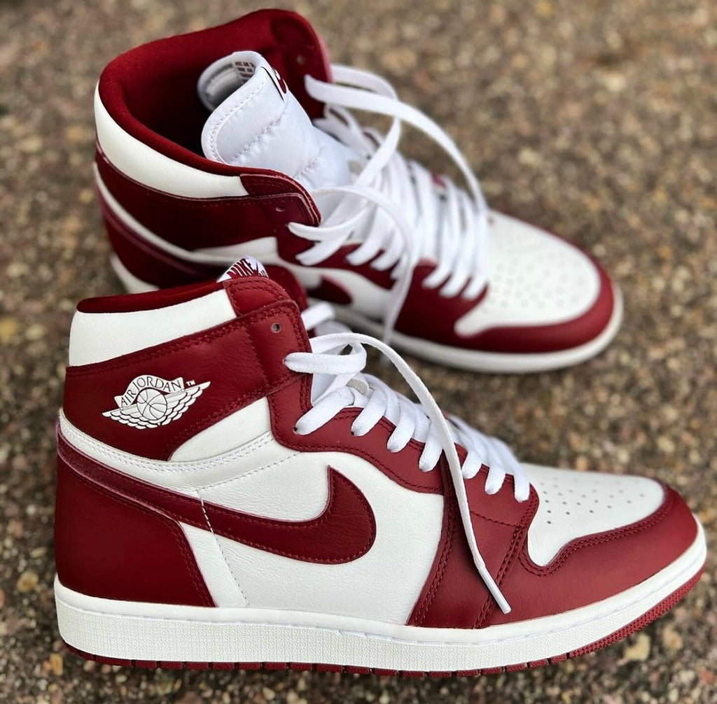 AIR JORDAN 1  WHITE MAROON